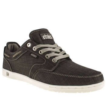 mens etnies black & grey dory trainers mens etnies black & grey dory trainers