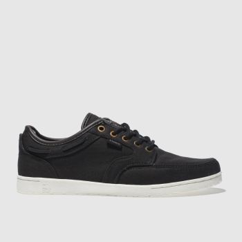 ETNIES BLACK & BROWN DORY TRAINERS ETNIES BLACK & BROWN DORY TRAINERS