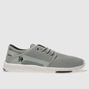 ETNIES LIGHT GREY SCOUT TRAINERS ETNIES LIGHT GREY SCOUT TRAINERS