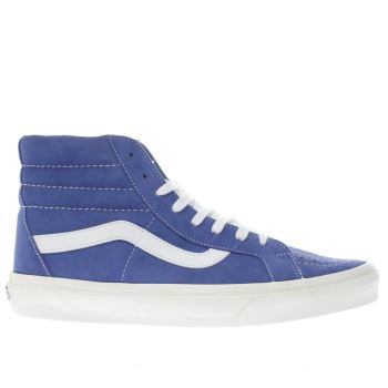 VANS BLUE SK8-HI REISSUE TRAINERS VANS BLUE SK8-HI REISSUE TRAINERS