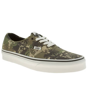 mens vans khaki authentic star wars boba trainers mens vans khaki authentic star wars boba trainers