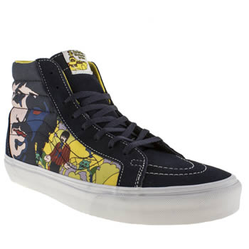 mens vans multi sk8-hi the beatles trainers mens vans multi sk8-hi the beatles trainers