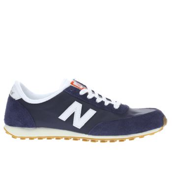 NEW BALANCE NAVY & WHITE 410 TRAINERS NEW BALANCE NAVY & WHITE 410 TRAINERS