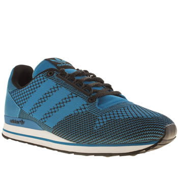 mens adidas navy & white zx 500 weave trainers mens adidas navy & white zx 500 weave trainers