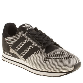 mens adidas black & white zx 500 weave trainers mens adidas black & white zx 500 weave trainers