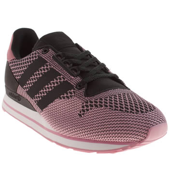 mens adidas black & pink zx 500 weave trainers mens adidas black & pink zx 500 weave trainers