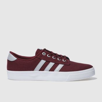 ADIDAS SKATEBOARDING BURGUNDY KIEL TRAINERS ADIDAS SKATEBOARDING BURGUNDY KIEL TRAINERS