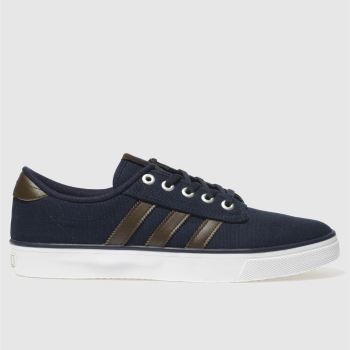 ADIDAS SKATEBOARDING NAVY & BLACK KIEL TRAINERS ADIDAS SKATEBOARDING NAVY & BLACK KIEL TRAINERS