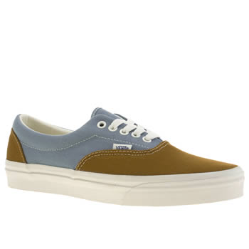 mens vans brown & pl blue era trainers mens vans brown & pl blue era trainers