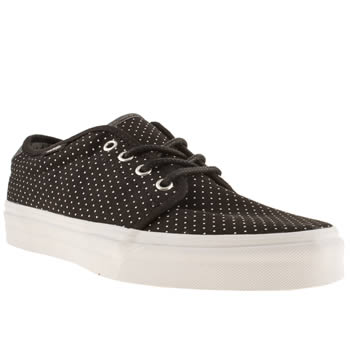 mens vans black & white 159 vulc trainers mens vans black & white 159 vulc trainers