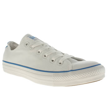 mens converse white & pl blue all star lo trainers mens converse white & pl blue all star lo trainers