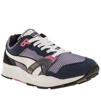 mens puma navy & white trinomic xt 1 trainers mens puma navy & white trinomic xt 1 trainers