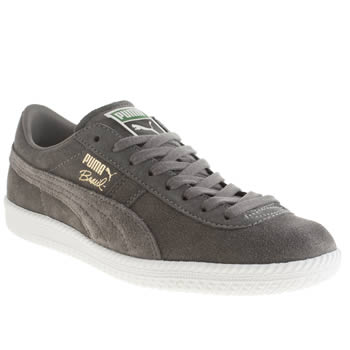 mens puma grey brasil trainers mens puma grey brasil trainers