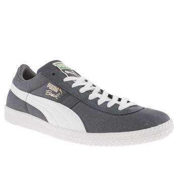mens puma dark grey brasil trainers mens puma dark grey brasil trainers