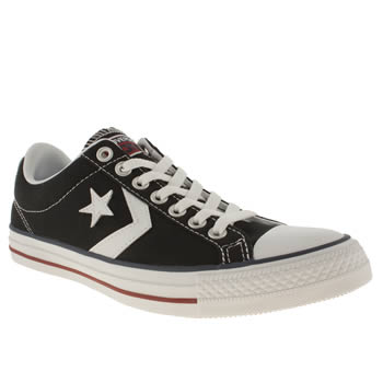 mens converse black & white star player ev trainers mens converse black & white star player ev trainers