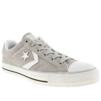 mens converse grey star player jersey trainers mens converse grey star player jersey trainers
