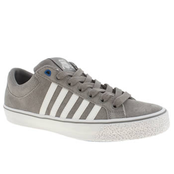 mens k-swiss light grey adcourt la trainers mens k-swiss light grey adcourt la trainers
