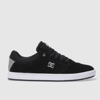 DC SHOES BLACK & GREY CRISIS TRAINERS DC SHOES BLACK & GREY CRISIS TRAINERS