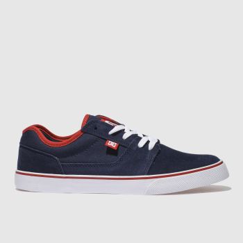 mens dc shoes navy & red tonik trainers mens dc shoes navy & red tonik trainers