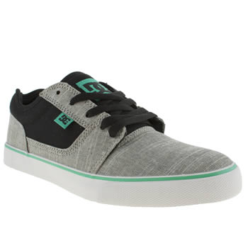 mens dc shoes grey & black tonik trainers mens dc shoes grey & black tonik trainers