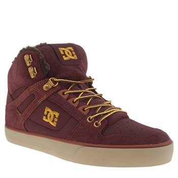 dc shoes burgundy