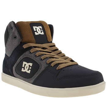 mens dc shoes navy union hi trainers mens dc shoes navy union hi trainers