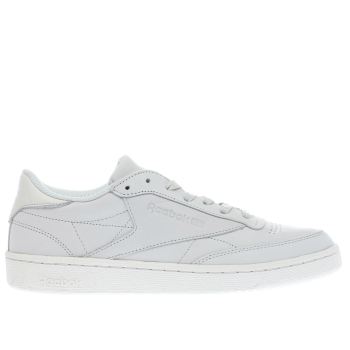 REEBOK LIGHT GREY CLUB C 85 TRAINERS REEBOK LIGHT GREY CLUB C 85 TRAINERS