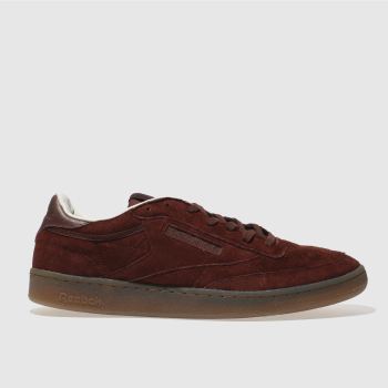 REEBOK BURGUNDY CLUB C 85 TG TRAINERS REEBOK BURGUNDY CLUB C 85 TG TRAINERS