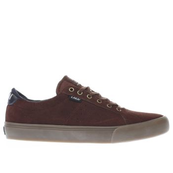 LAKAI BURGUNDY FLACO TRAINERS LAKAI BURGUNDY FLACO TRAINERS
