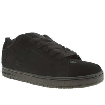 mens dc shoes black court graffik trainers mens dc shoes black court graffik trainers