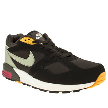 mens nike black & grey air base ii trainers mens nike black & grey air base ii trainers