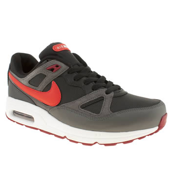 mens nike grey & black air max span trainers mens nike grey & black air max span trainers
