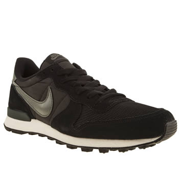 mens nike black & grey internationalist trainers mens nike black & grey internationalist trainers