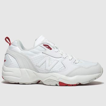 new balance white & red 708 trainers new balance white & red 708 trainers