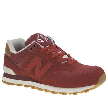 mens new balance red 574 trainers mens new balance red 574 trainers