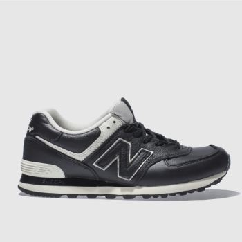 NEW BALANCE BLACK 574 TRAINERS NEW BALANCE BLACK 574 TRAINERS