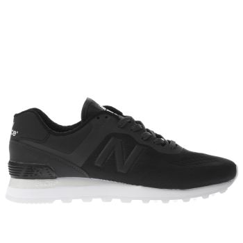 NEW BALANCE BLACK 574 TRAINERS NEW BALANCE BLACK 574 TRAINERS