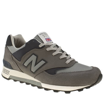 mens new balance grey & navy 577 trainers mens new balance grey & navy 577 trainers