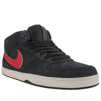 mens nike skateboarding navy & red mavrik mid 3 trainers mens nike skateboarding navy & red mavrik mid 3 trainers