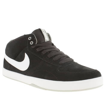 mens nike skateboarding black & white mavrik mid 3 trainers mens nike skateboarding black & white mavrik mid 3 trainers