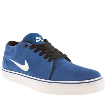 mens nike skateboarding blue satire mid trainers mens nike skateboarding blue satire mid trainers