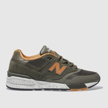 NEW BALANCE KHAKI 597 TRAINERS NEW BALANCE KHAKI 597 TRAINERS