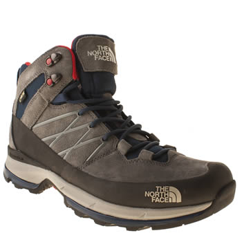 mens the north face grey wreck mid trainers mens the north face grey wreck mid trainers