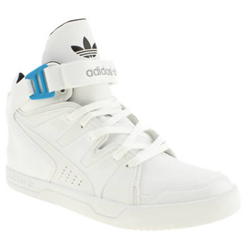 mens adidas white & black mc-x1 trainers mens adidas white & black mc-x1 trainers