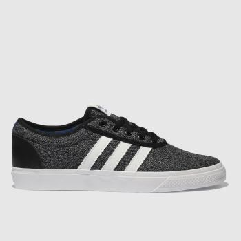 ADIDAS SKATEBOARDING BLACK & GREY ADI-EASE TRAINERS ADIDAS SKATEBOARDING BLACK & GREY ADI-EASE TRAINERS