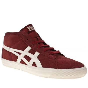 mens onitsuka tiger burgundy fader trainers mens onitsuka tiger burgundy fader trainers