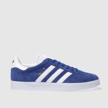 ADIDAS BLUE GAZELLE TRAINERS ADIDAS BLUE GAZELLE TRAINERS