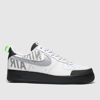 nike grey & black air force 1 07 lv8 trainers nike grey & black air force 1 07 lv8 trainers
