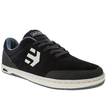mens etnies navy & white marana trainers mens etnies navy & white marana trainers