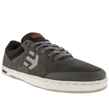 mens etnies grey & black marana trainers mens etnies grey & black marana trainers